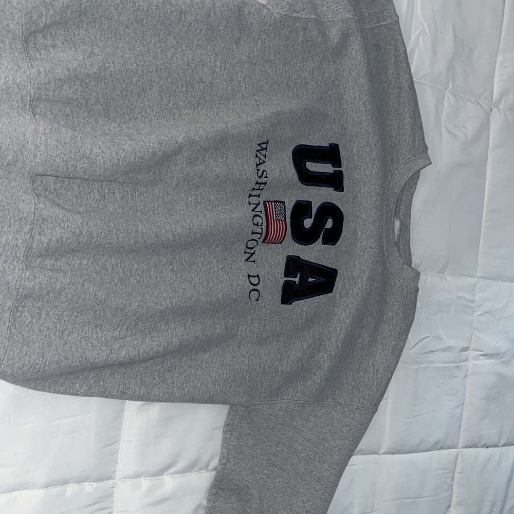 Gray USA Washington DC Sweatshirt